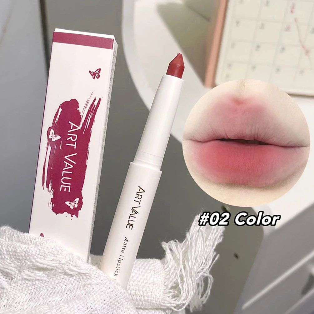 Matita per labbra nude Matita per rossetto opaco impermeabile a lunga durata Labbra rosse rosa Contorno Trucco Pastello Stick Lip Tint Line Cosmetici