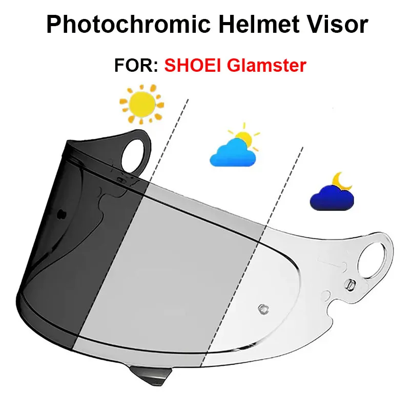 

Фотохромный козырек Capacete De Moto для Glamster CPB-1V, анфас, мотоциклетные линзы, аксессуары для Visro, защита от УФ-лучей
