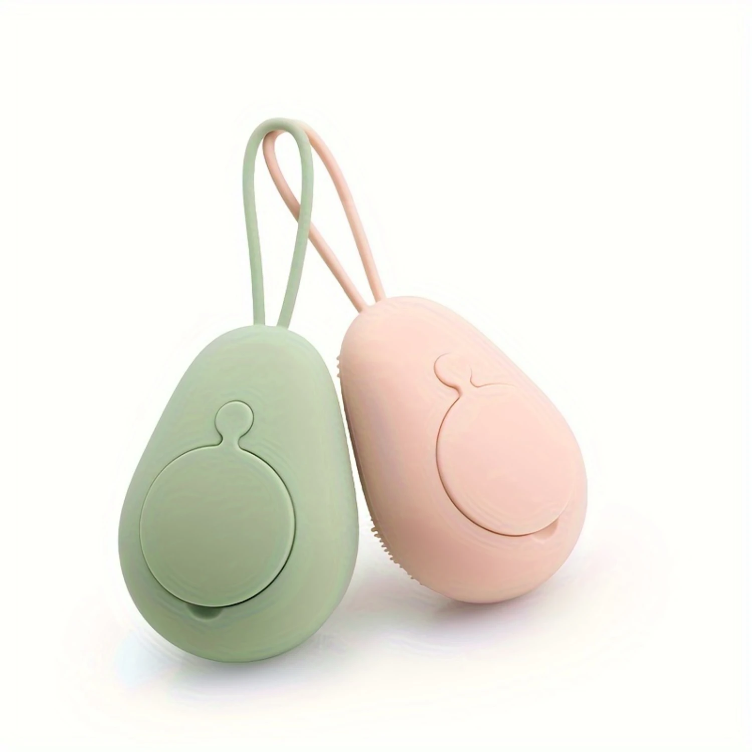

2-Piece Soft Silicone Bath Brush Set with Shower Gel Dispenser - Gentle Exfoliating & Massage Body Scrubber, Ultimate Shower Exp