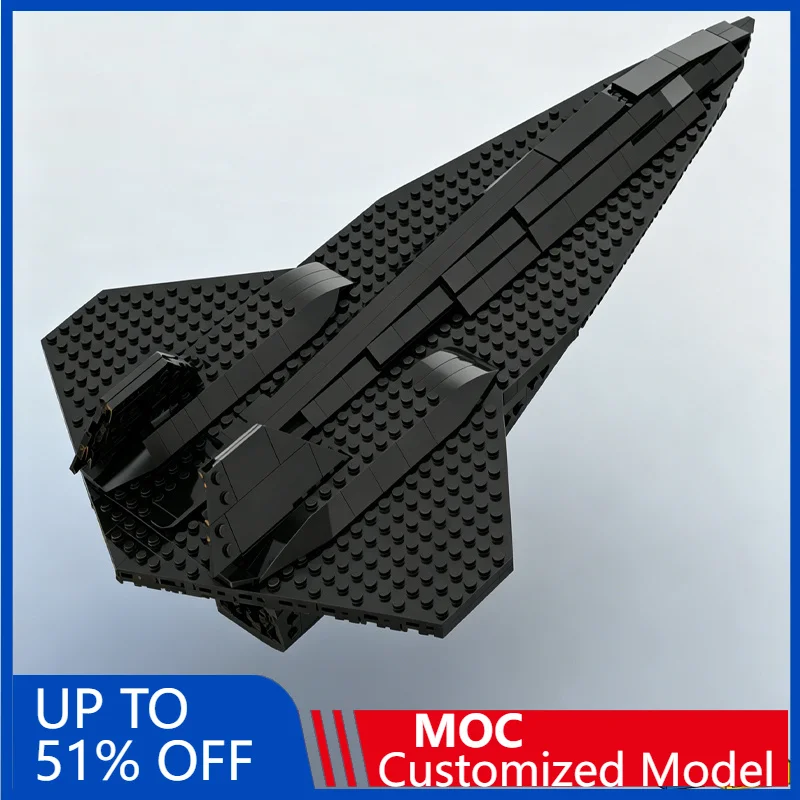 876-teiliger Cooler Sr-72 Verkleidungs-Darkstar Baukasten DIY Lehrreiches Montage-Spielzeug Flugzeug-Set Ausstellungsstück Weihnachtsgeschenk