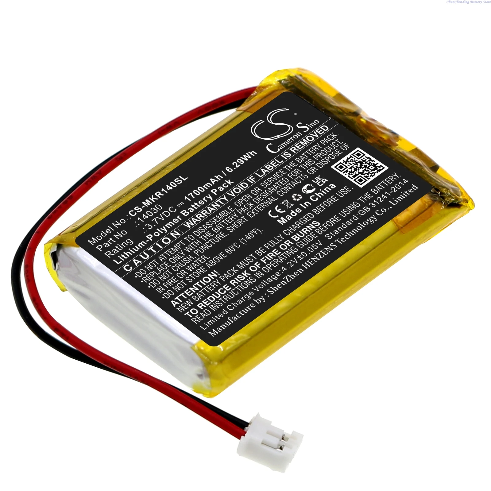 Replacement 3.7V 6.29Wh 1700mAh Programmable Robots battery 14030 for LEGO Arduino Robot  For Makeblock mBot  mBot Ranger