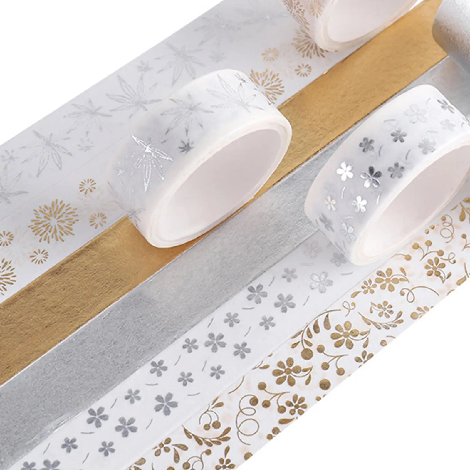 2xWashi Tape Set Sticker Gold/ Foil for Scrapbooking DIY Craft Planner