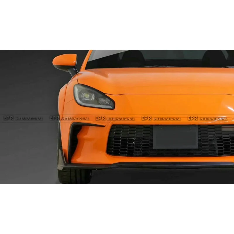 For Toyota GR86 ZN8 (2022+) SAAR Carbon Fiber TOMS Style Front Bumper Side Air Knife Spoiler view 4