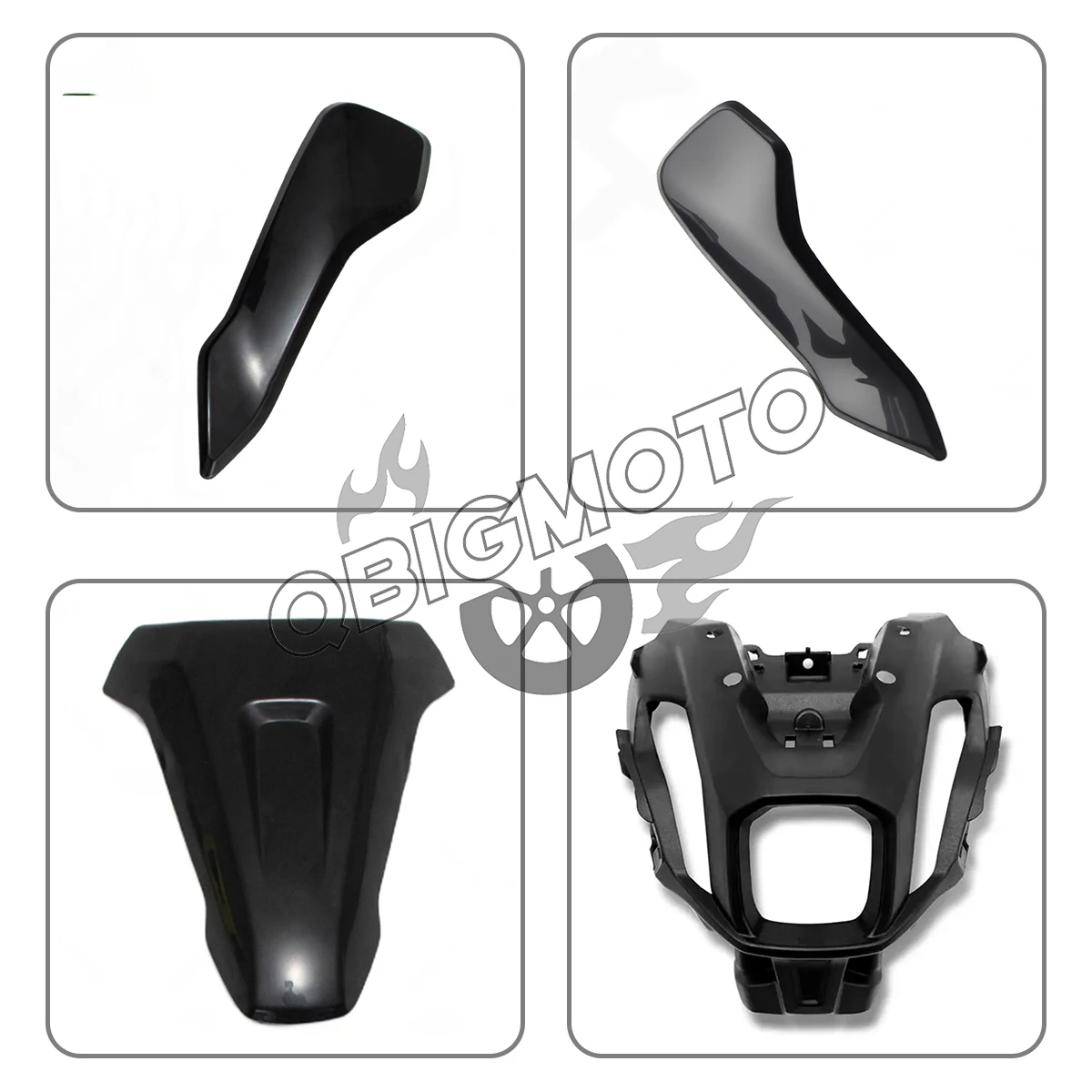 MT 07 2024 Motorcycle Front Headlight Head Cowl Upper Nose Fairing Holder Cover Accessories Set For YAMAHA MT07 MT-07 2021-2023 5