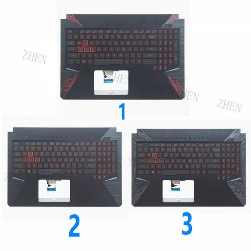 

Y For ASUS FX80 ZX80 FX504 Laptop Palmrest Upper Case C Shell Cover with Keyboard