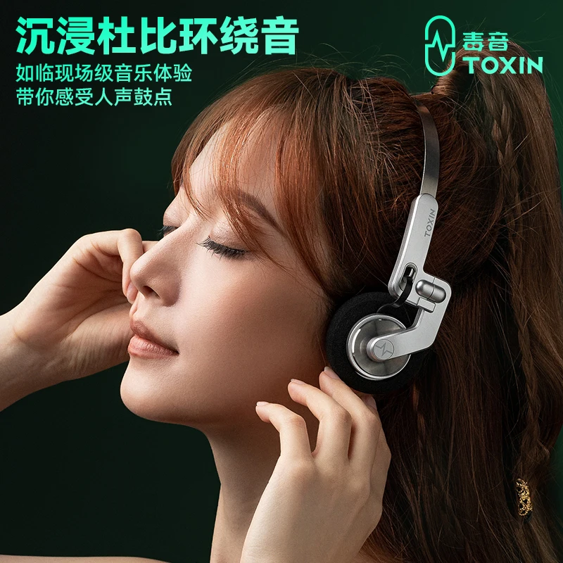 TOXIN Trend X TX-1 Headset Wireless Earphones Lightweight Earphone Portable Esports Gaming Headphones Customized Headphones Gift