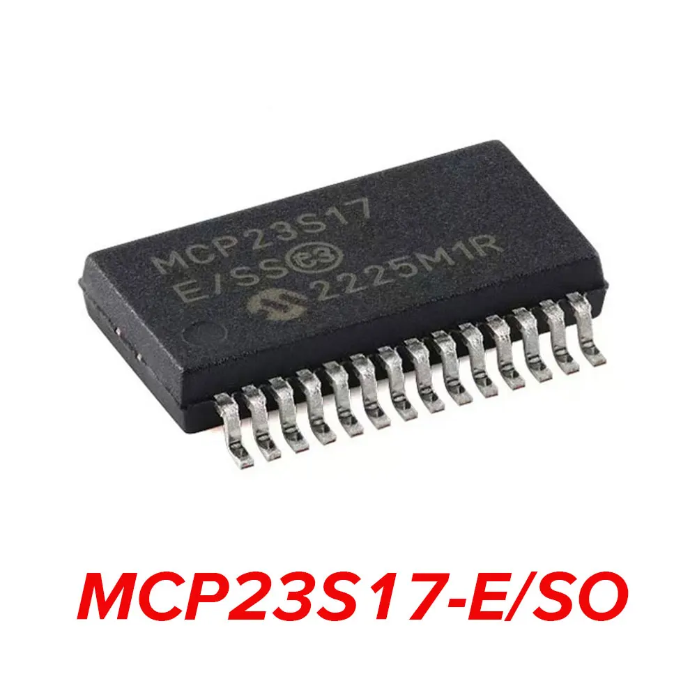 

1PCS MCP23S17-E/SO MCP23S17T-E/SO MCP23S17 SOP-28 Extender Chipset