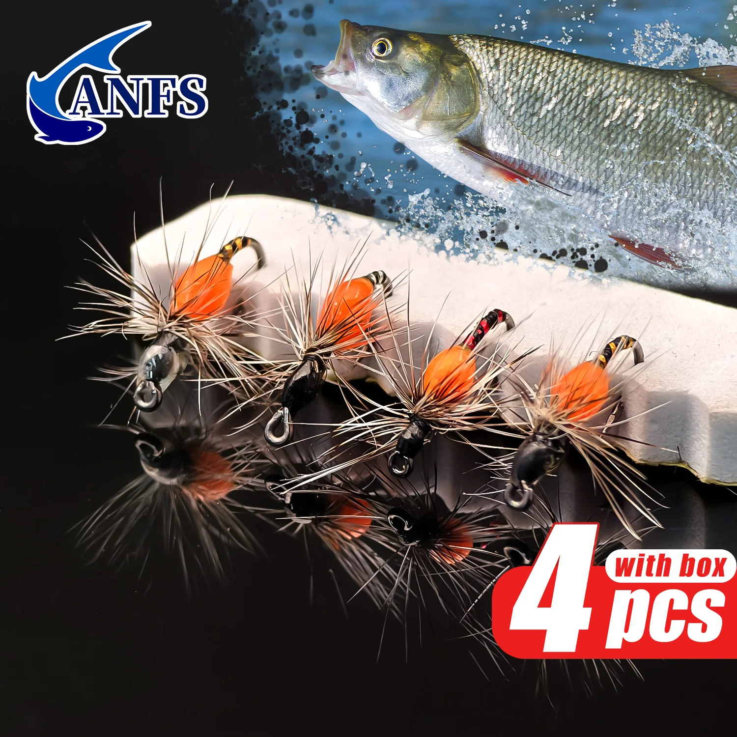 طقم ANFS لصيد الذباب يتكون من - مراجعة Fishing Lure Box وسعره