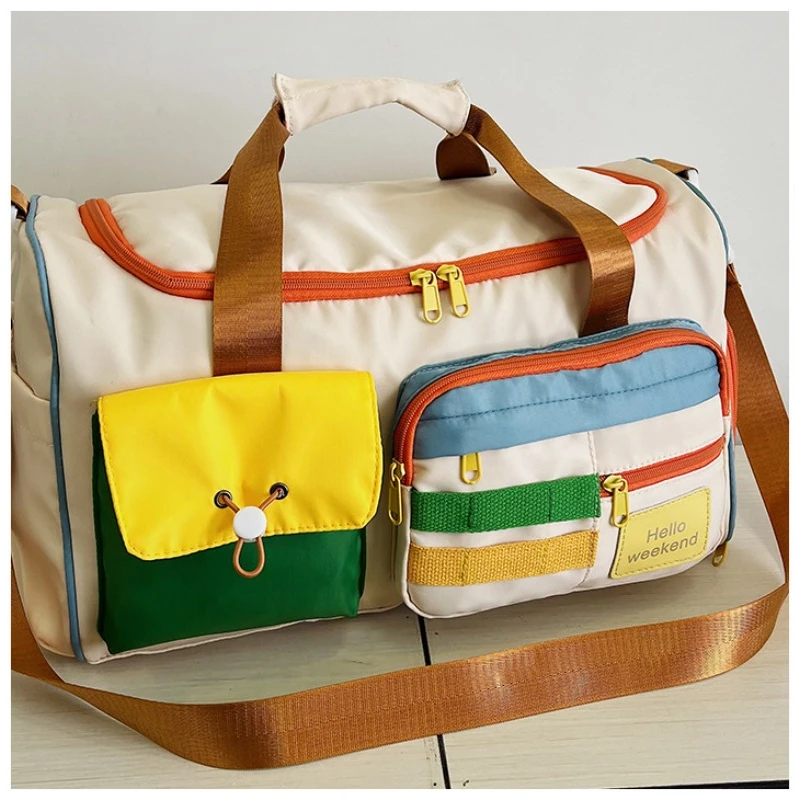 Large Capacity Oxford Designer Gym Bag Casual Travel Fitness Bags Women Ultralight Outdoor Travel Bag Yoga Gym Sports Backpack