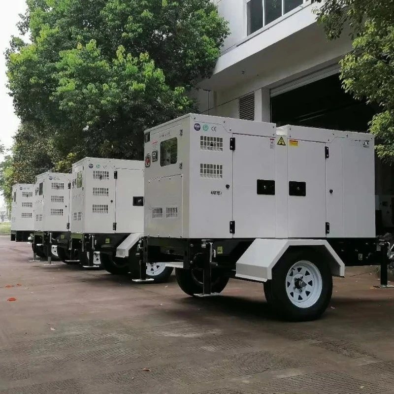 Cheap Price Generator Set Reliable Silent Diesel Generator 20 Kw Generator Set Electro Galvanised Enclosure and Mobile Trailer