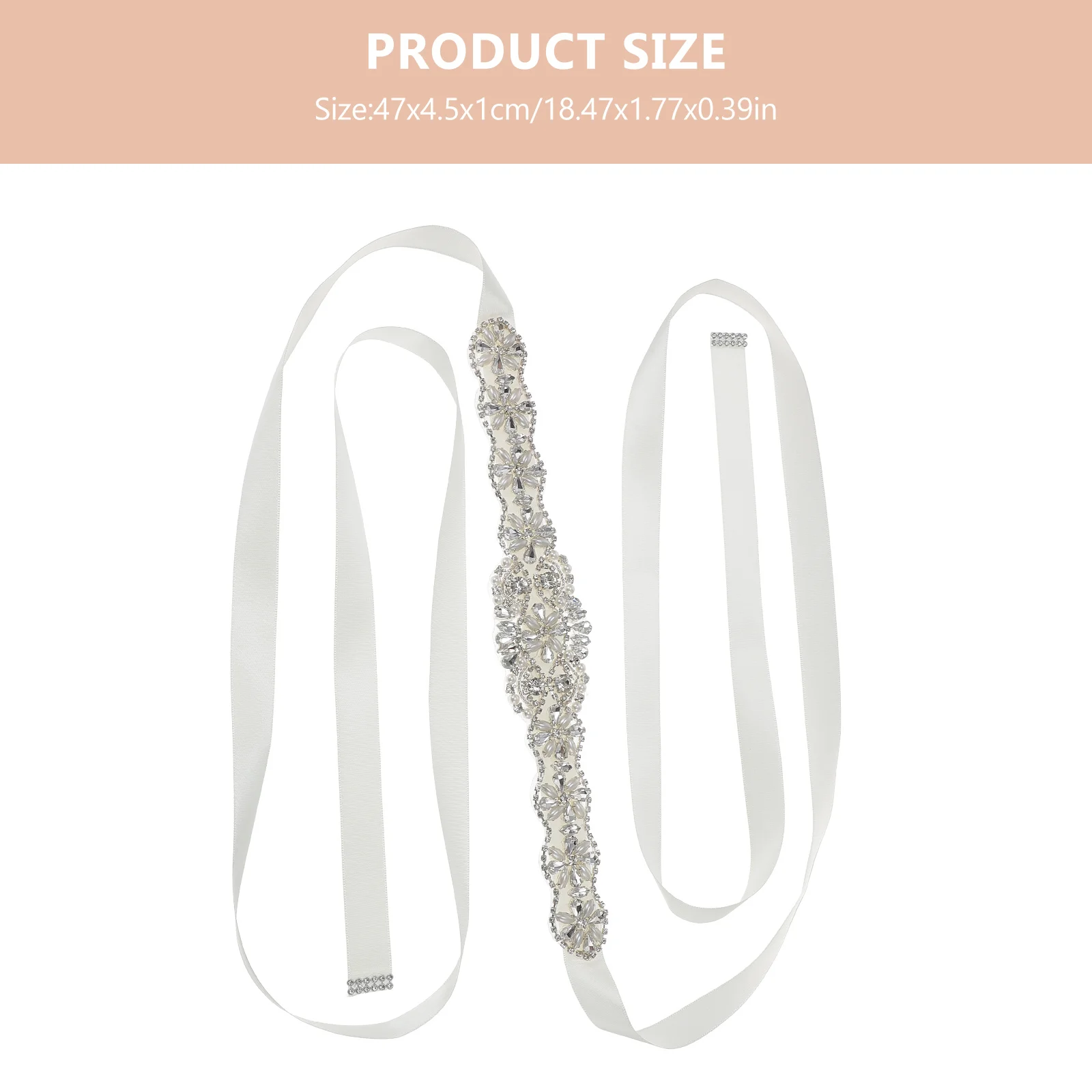 1 قطعة حجر الراين اللؤلؤ حزام الفضة الزفاف زنار فستان الزفاف الديكور كريستال حزام الخصر حزام الإناث