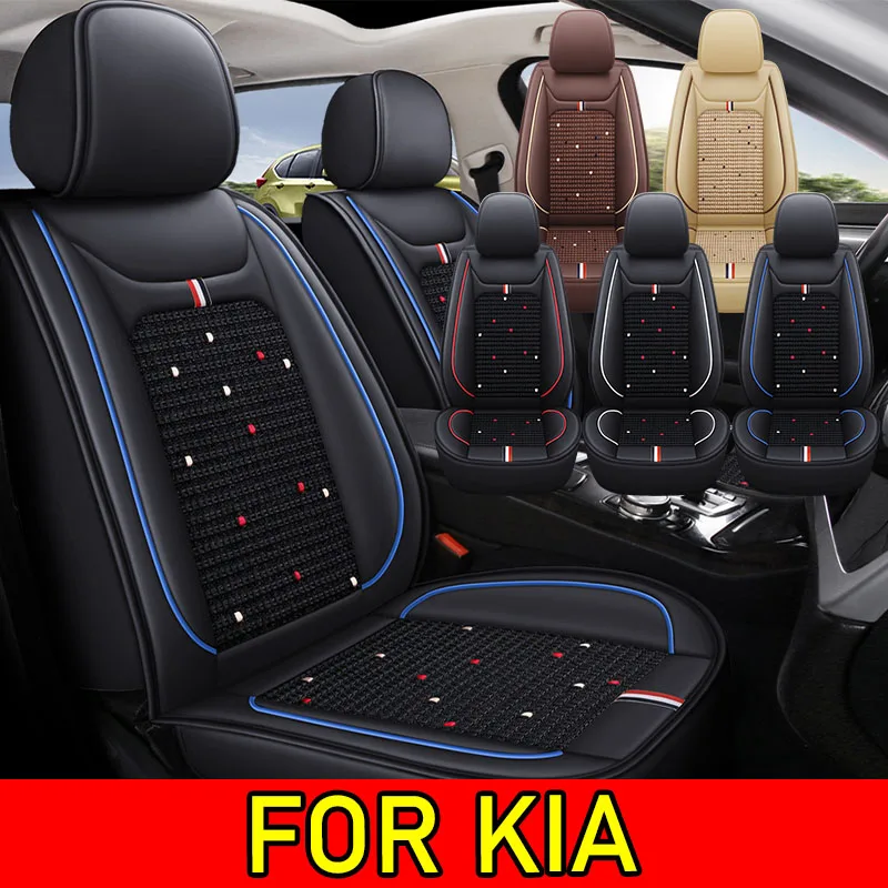 

FOR KIA Car Seat Cover Custom Fit for Toyota, PU Leather Bucket Seat Covers for Toyota Rav4 Camry Highlander Corolla Prius