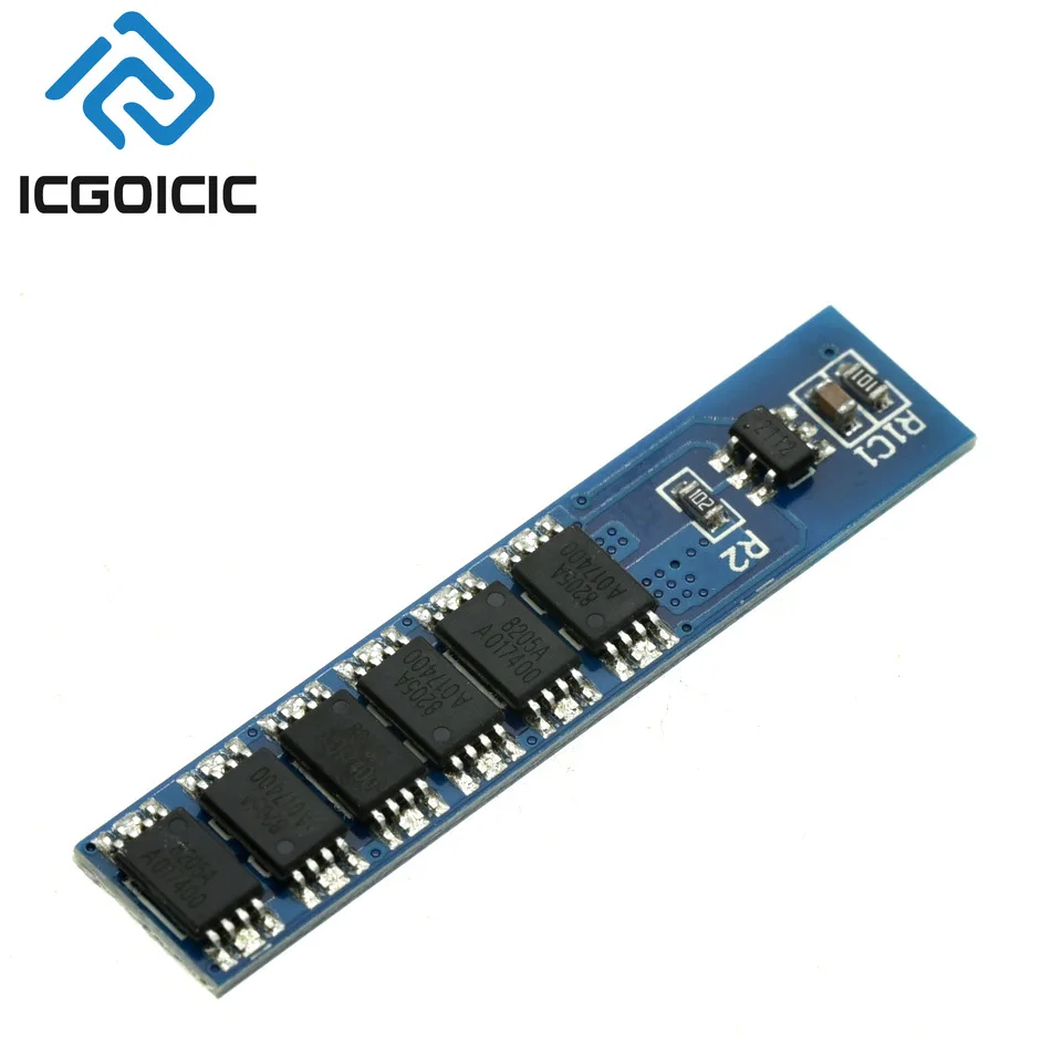 1–50 Stück 1S 12 A Batterieschutzplatine für 18650 – LiFePO4 (3,2 V) oder Li-Ion (3,7 V) Optionen, 6-MOS BMS