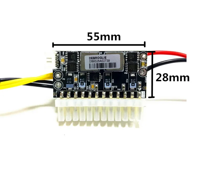 DB9325A-300W High Power DC 12V 6pin male / female input DC-ATX PSU Pico ATX Switch Mining 24pin MINI ITX DC ATX PC Power Supply