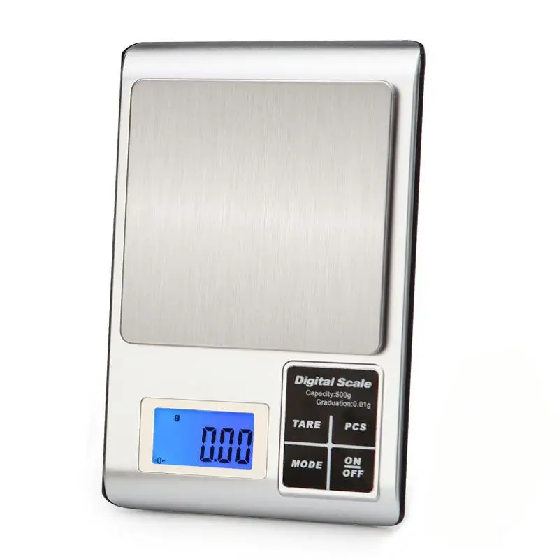 5kg/0.01g High Precision Digital Kitchen Scale, Stainless‑Steel Portable Electronic Balance, Jewelry Coffee Food Weighing Scale