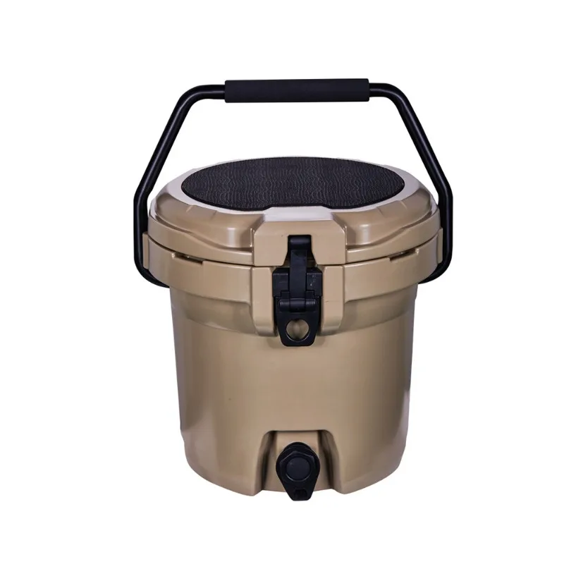 

Rotomolded ice bucket for outdoor camping and fishing
