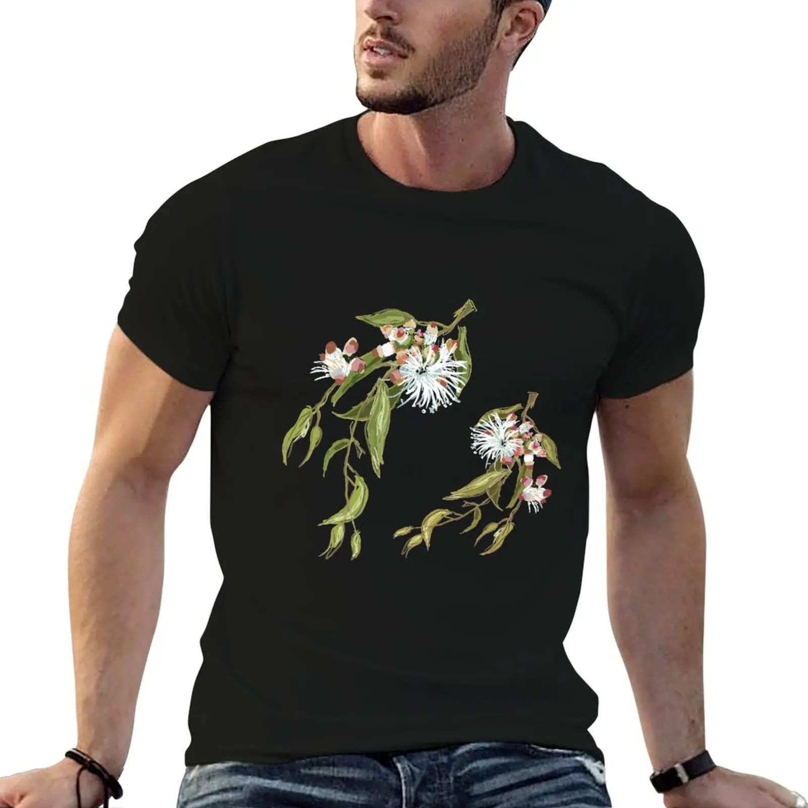 

Cup Gum - Australian Eucalyptus flower T-Shirt cotton t shirt man anime tshirt t shirt man plain T-Shirt