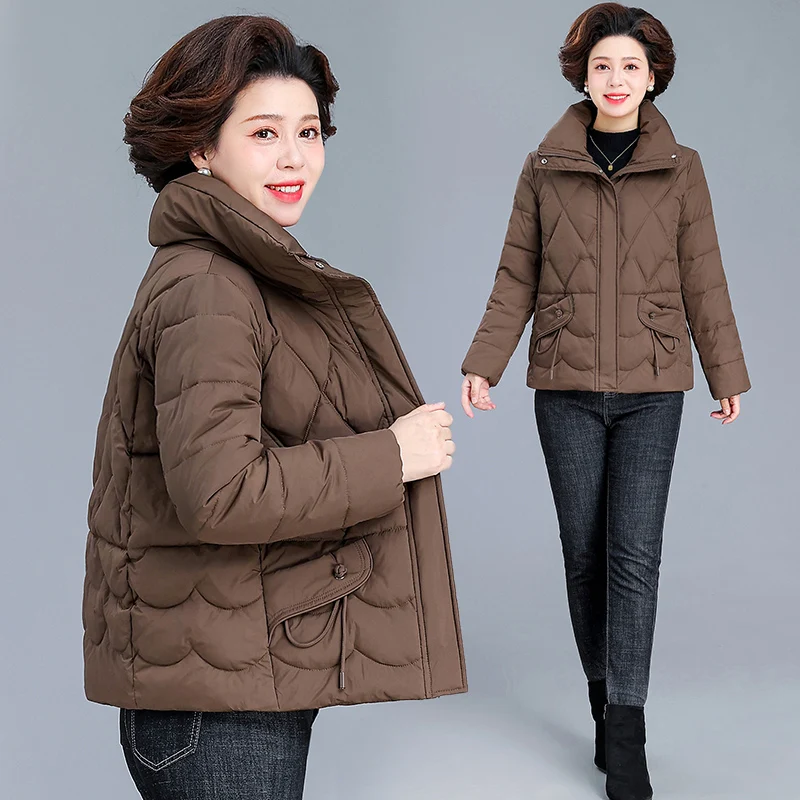 

Утепленная хлопковая куртка для женщин: модный и стильный образ, прямой крой, смесь полиэстера, застежка-молния