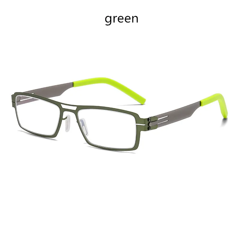 ألمانيا مصمم النظارات الرجعية إطارات النظارات الرجال النساء GRIGORIJ النظارات القراءة البيولوجية الصلب إطار نظارات النظارات