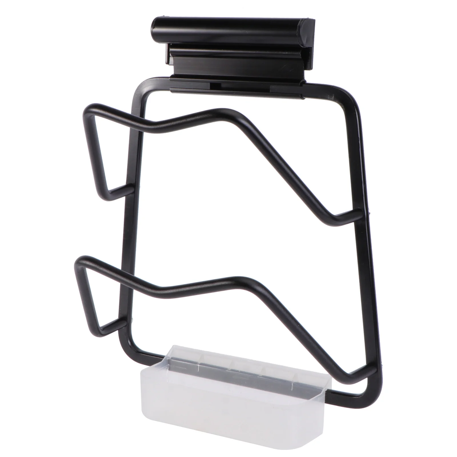 

Kitchenware Rack Pot Cover Organizer Cutting Board Storage Black Fine Workmanship Overlapping Layers Pot Lid Rack