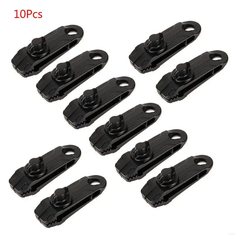 

10 Pcs Camping Tarps Clips Tent Awning Canopy Clamps Heavy Duty Lock Grip Clamps 157D