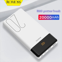 ROMOSS Power Bank 20000mah LT20 External Battery Dual USB Portable Fast Charging Powerbank for Xiaomi 12 13 iPhone 14