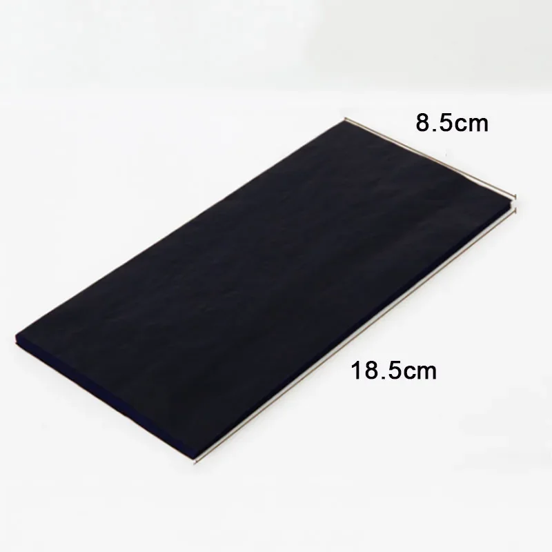 50pcs Carbon Paper Blue Double Sided Carbon Paper 48K Thin Type Stationery Paper Finance Copy Paper Office School Stationery