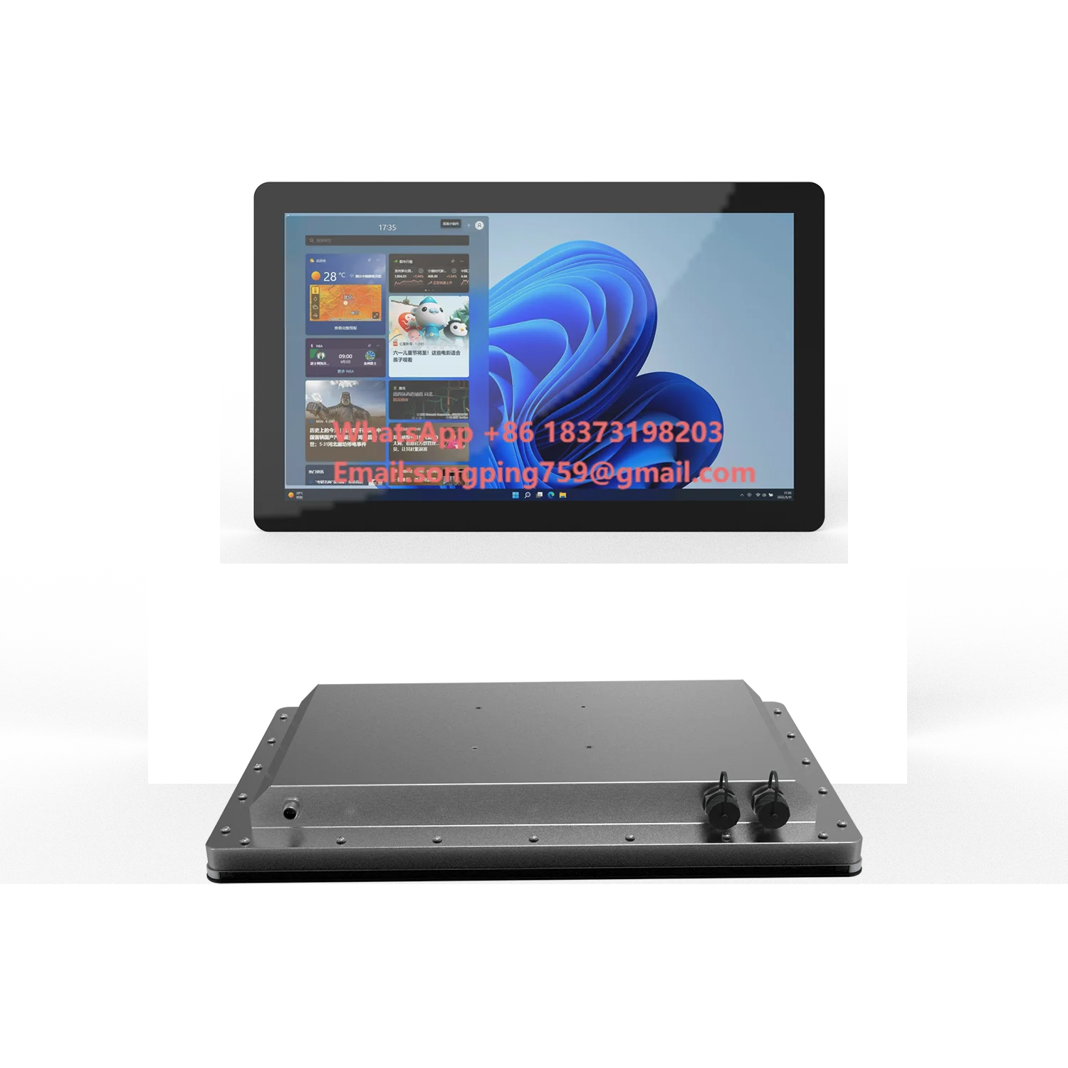 21.5inch Industrial All in One Pc Computer Win/android Hmi Usb Touch Screen Ip65 Waterproof Industrial Panel Pc