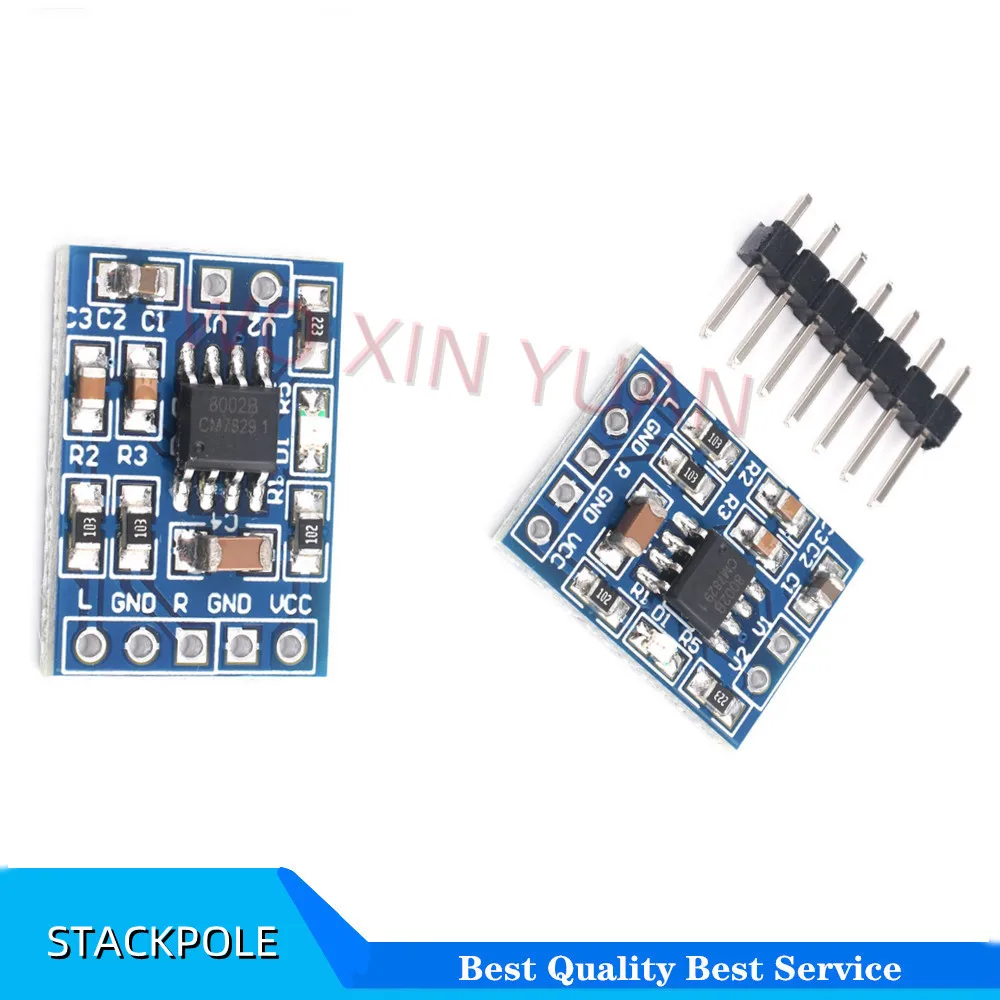 1pcs/lot Super Mini HXJ8002 Audio Power Amplifier Board Mono Channel Voice low noise Amplifiers Module 2.0-5.5V Replace PAM8403