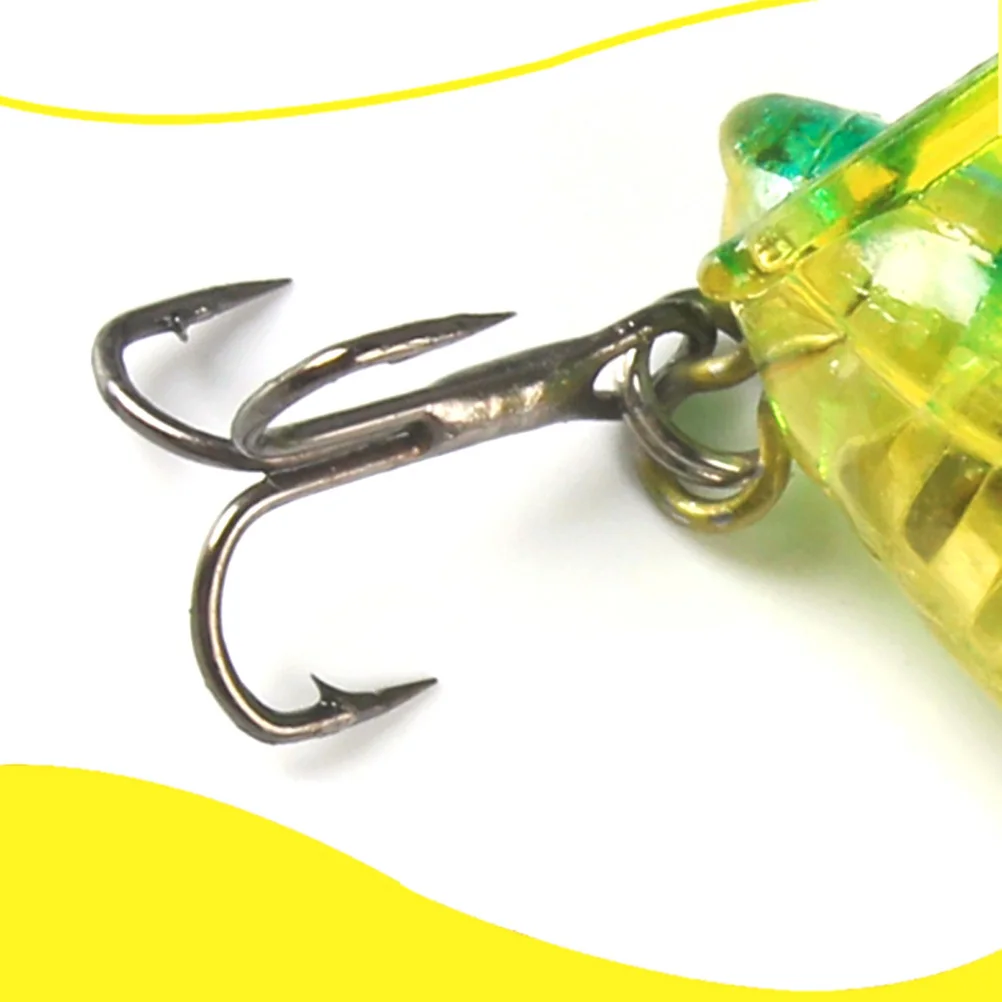 

5 Pcs Bait Lures Kit Small Grasshopper Baits Floating Artificial Tackle Fishing Freshwater Reusable Strong Metal Design