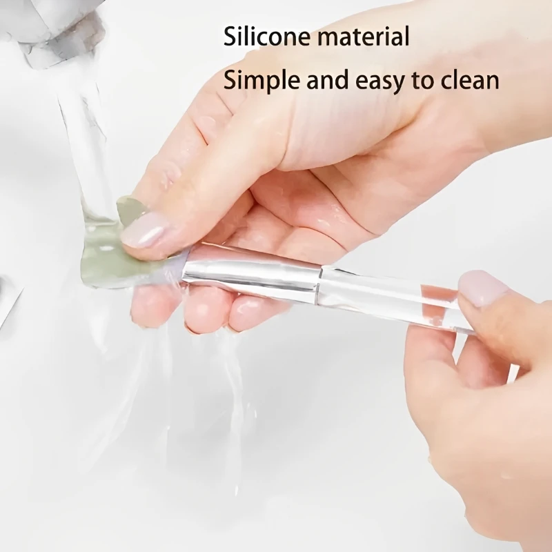 4/1 Uds cepillo de máscara de silicona aplicador de máscara de barro Facial cepillo aplicador de humectante herramienta para máscaras de arcilla Facial herramienta de cuidado de la piel DIY