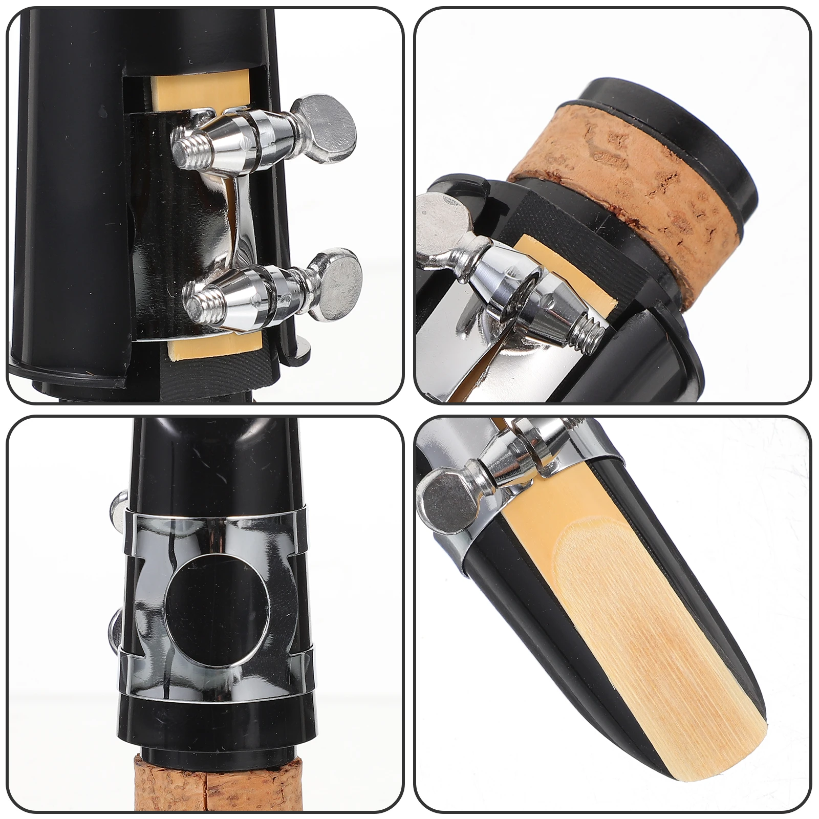 

1 Set Clarinet Mouthpiece Cap For B Flat Clarinet Lightweight Portable Woodwind Instrument Accessories Durable Plastic Bamboo