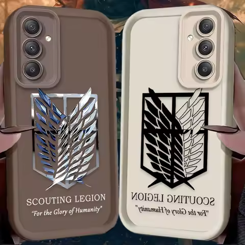 Attack on Titan Phone Case for Samsung Galaxy A54 A05 A05S A34 A24 A14 A53 A33 A23 A13 A52 A52S A32 A22 A12 A71 A51 A 31 A50