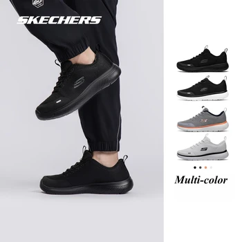 Skechers Men's Casual Shoes Men Breathable Sports Sneakers for Men Comfortable Lightweight Soft Running Shoes Tenis Masculino 1