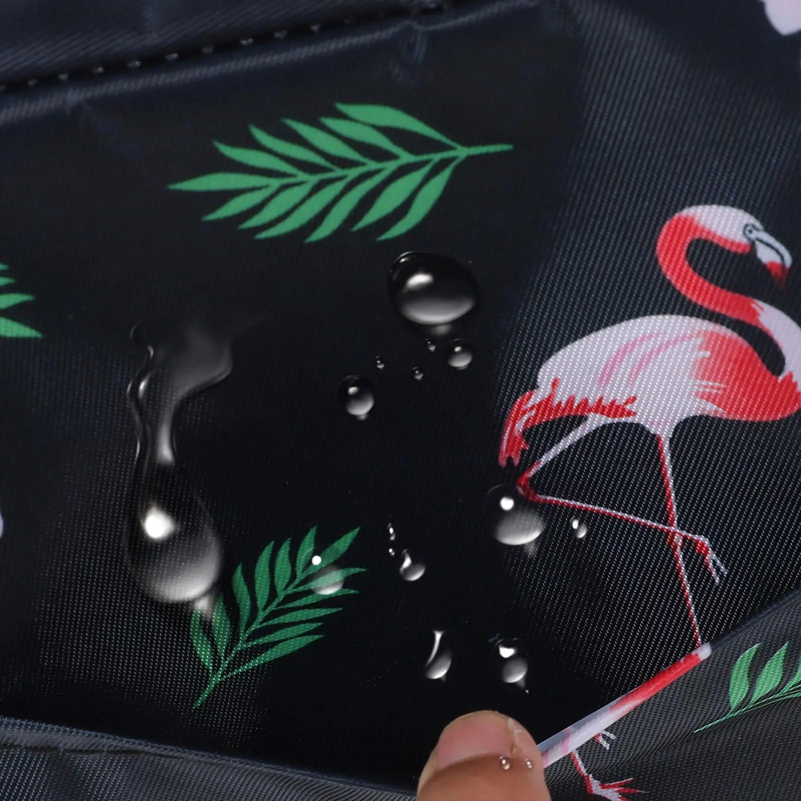 

Lunch Bag Insulation Canvas Black Aluminum Foil Tote Bento Large Capacity Smooth Closure Picnic Outdoor Storage