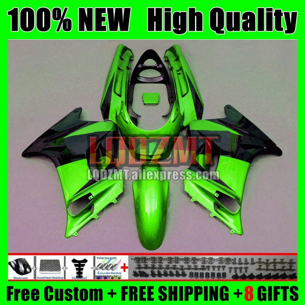 Body Kit For KAWASAKI NINJA ZZR-250 Metal Green 90-99 84No.76 ZZR 250 CC ZZR250 1990 1991 1992 1993 1994 95 96 97 98 99 Fairing