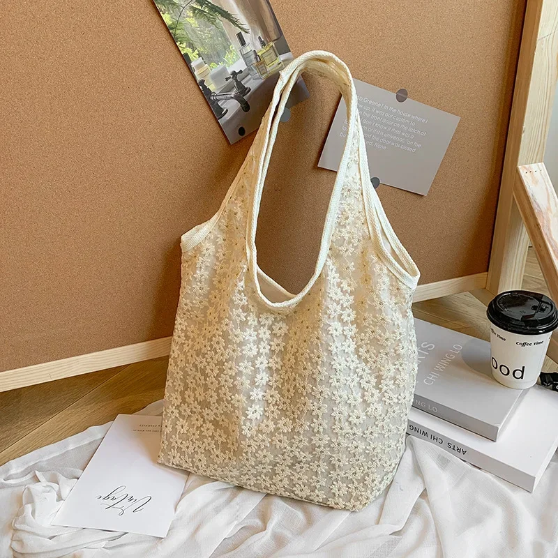 Large capacity fashion Korean version handbag  spring and summer new versatile ins shoulder armpit bag gentle tote bag