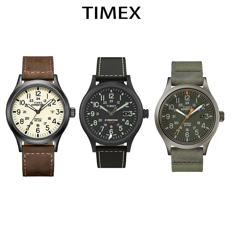 Timex-メンズクォーツ時計,ステンレス時計,防水,多機能,ファンシー,ラウンド,カレンダー,シニアトレンド,ベストセラー