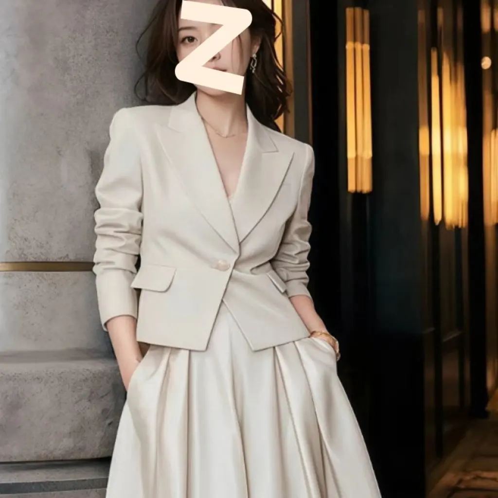 

Весенний новый женский элегантный костюм из двух предметов, модный наряд, элитная стильная пригородная юбка