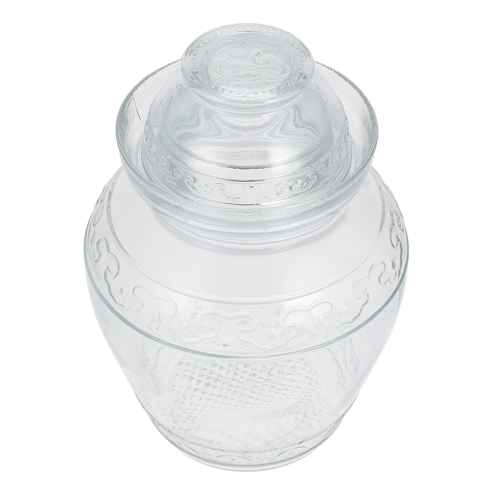 

Банка для брожения, стеклянный контейнер для маринования, прозрачный кухонный горшок для хранения для ферментации кимчи с крышкой, банки для китайской еды