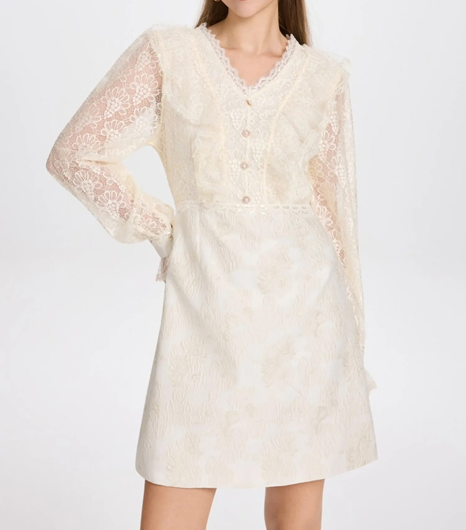 

Винтажное белое мини-платье, женские праздничные вечерние платья с длинными рукавами, ажурные кружевные лоскутные черные платья, летние платья