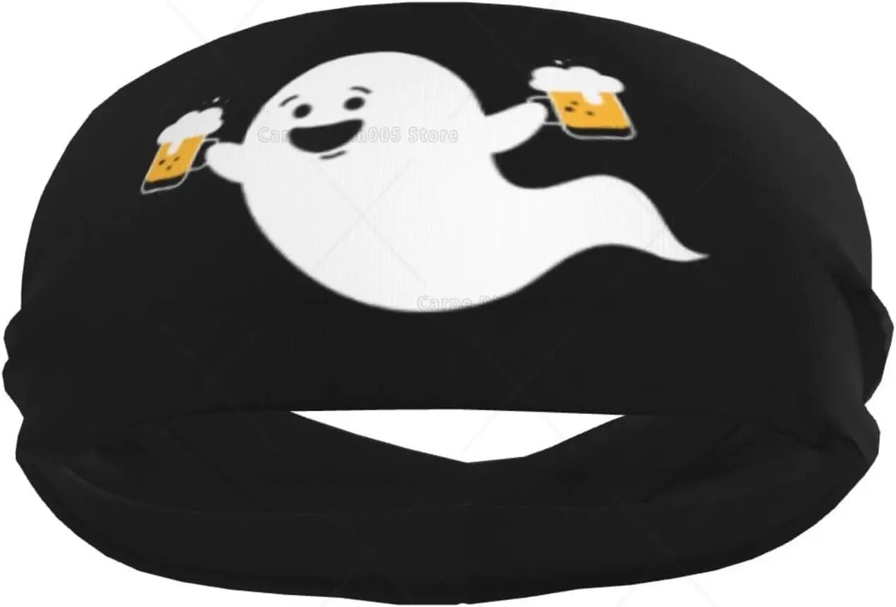 

Ghost Sports Headband Moisture Wicking Sweatband for Men Women Running Cycling Yoga Fitness Workout