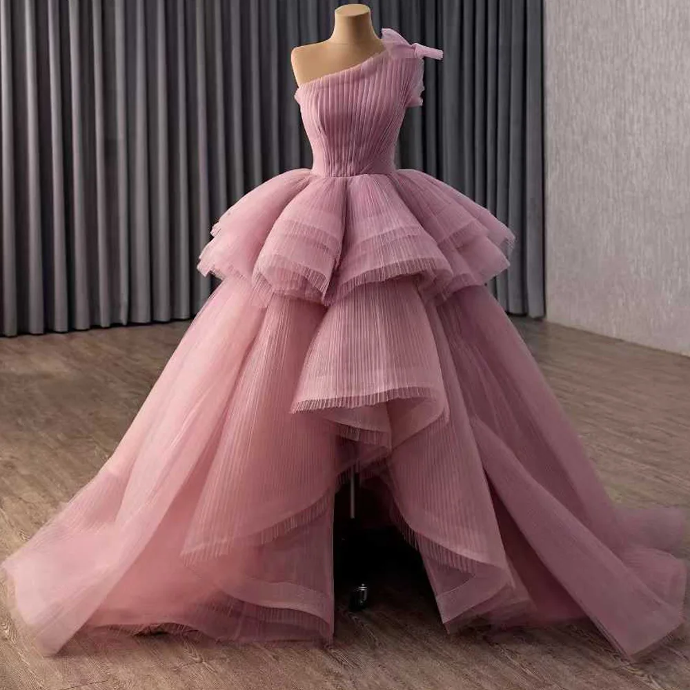 

Роскошное вечернее платье для выпускного вечера на одно плечо без рукавов на молнии 2026, элегантное настраиваемое платье для особых случаев