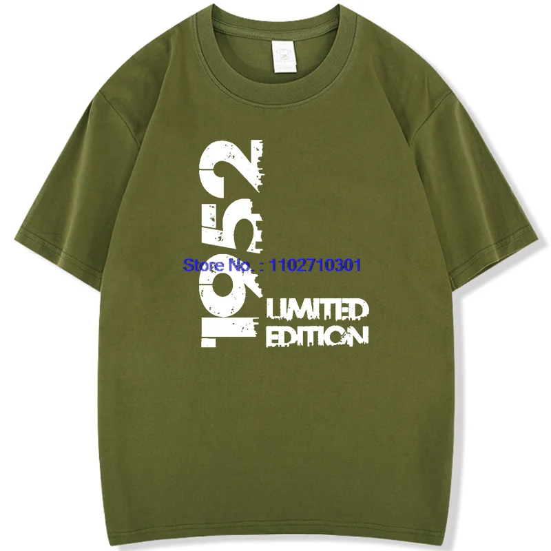 ولد في عام 1952 موضة هدايا عيد الميلاد تي شيرت قطن جديد قمصان وتي شيرت تي شيرت بلايز الصيف للجنسين ملابس الشارع الشهير تي شيرت #3