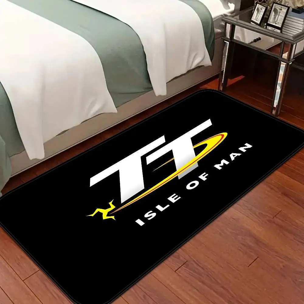 I-Isle O-Of M-Man TT Race Kitchen Mat Kids Room Bedroom Decoration Balcony Anti-Slip Doormat Living Room Alfombra