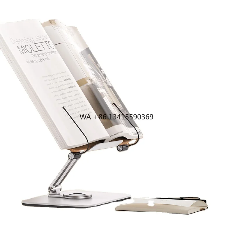 

Textbook Recipe Magazine Book Holder Foldable Desktop Reading Adjustable Document Holder Laptop Stand Book Stand