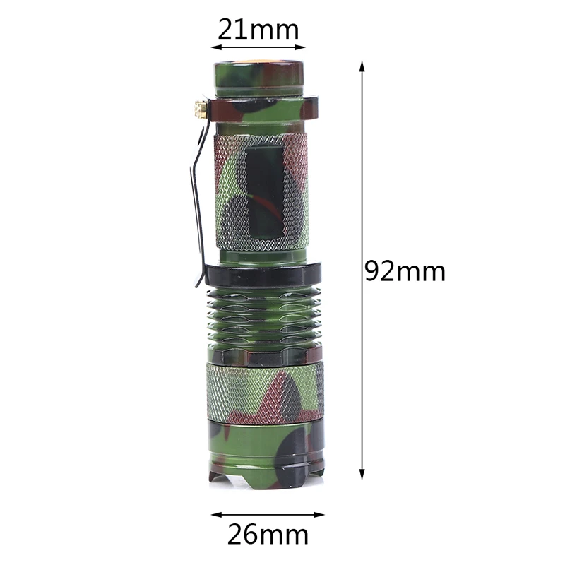 SK68 1000LM Flashlight Waterproof Camouflage LED Flashlight Torch Portable Light