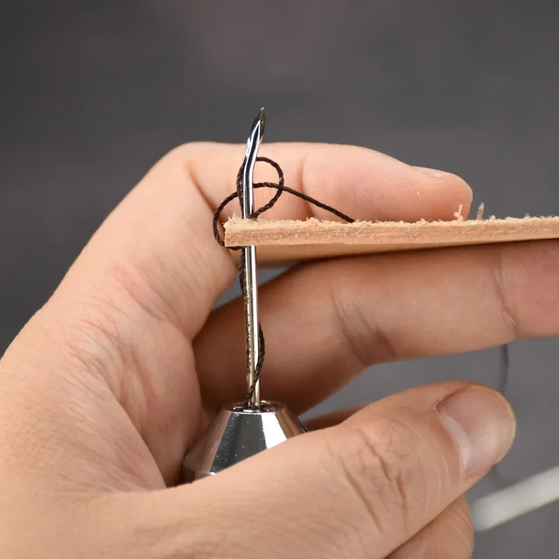 طقم مثقاب خياطة جلد ذاتي الصنع ، خيط مشمع ، أدوات خياطة يدوية ، مشغولات جلدية ، خياطة حافة ، شرائط حزام ، أدوات إصلاح قماش أحذية