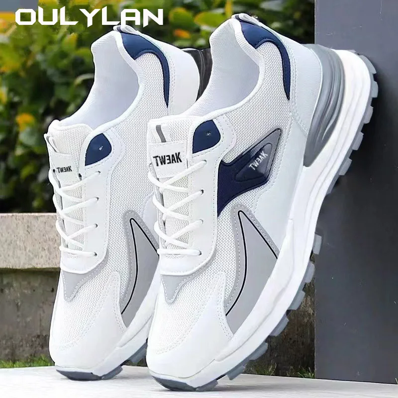 Oulylan Comfortable Men\'s Shoes Fashion Mens Sneakers 2024 Autumn New Brand Design Comfortable Soft Soled Men Running Shoes