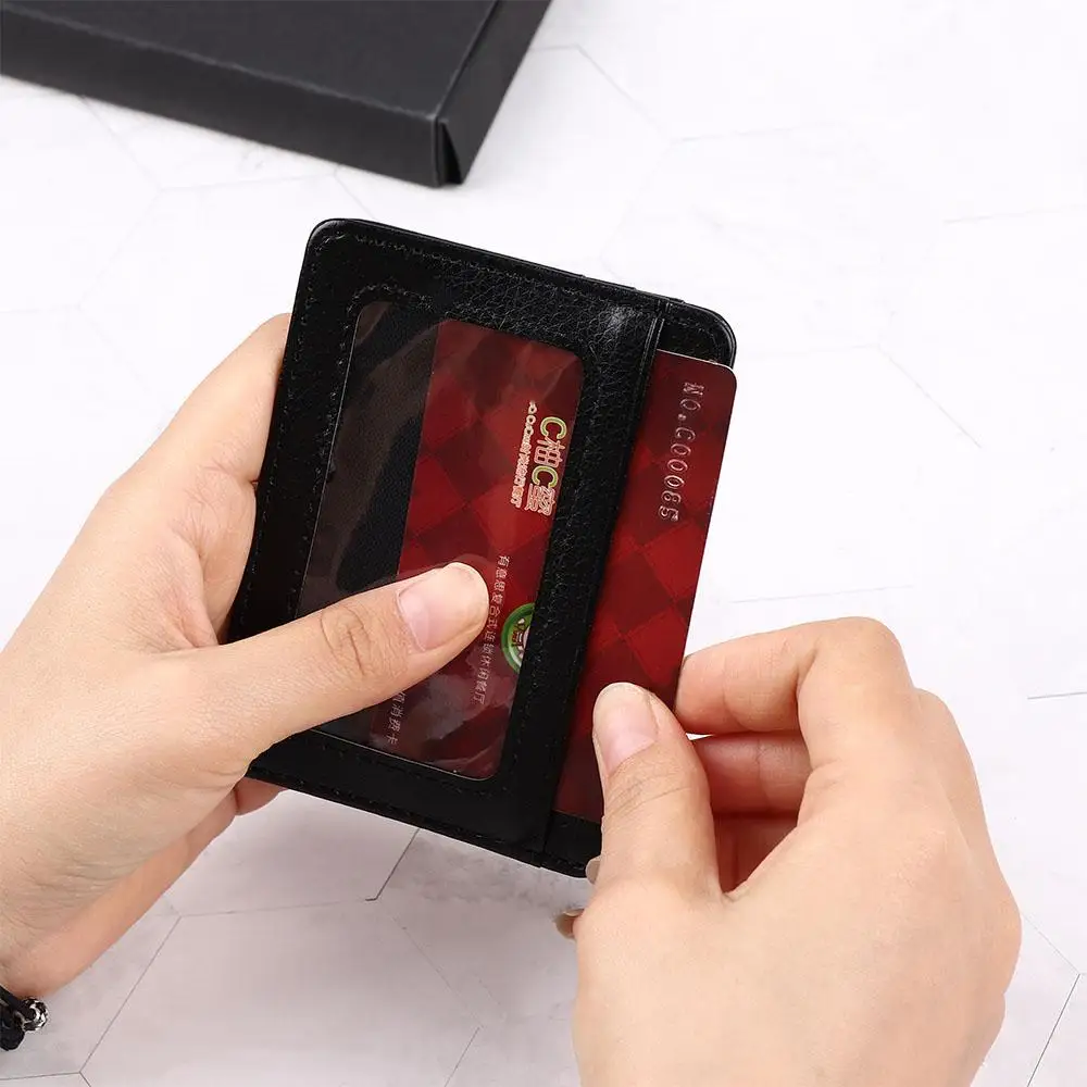 Hot Sale Top Quality Slim Card Holder Case Bag Bank Credit Card ID Money